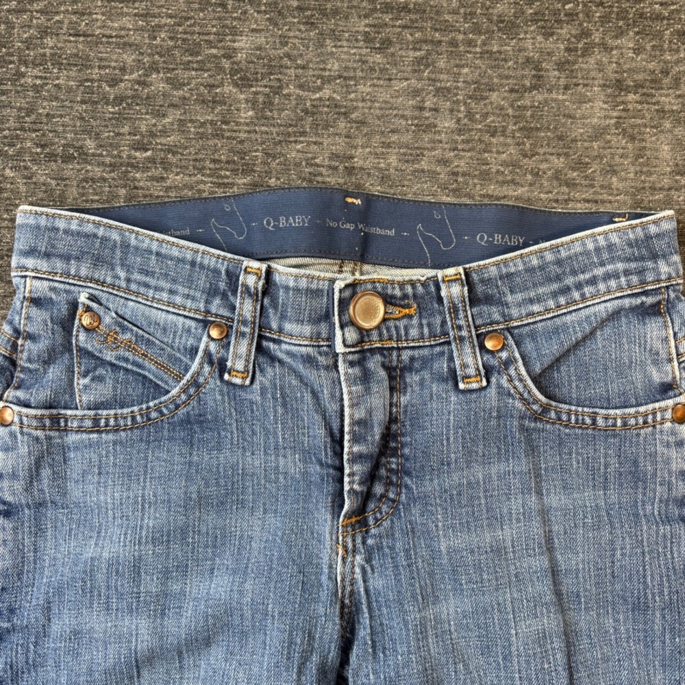 Wrangler Q-Baby Ultimate Riding Jeans Medium Wash Bootcut Size 28x34 Western Y2K - Picture 5 of 10